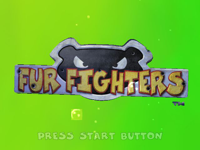 Fur Fighters Title Screen